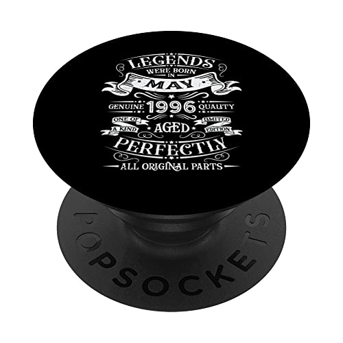 Consigue ahora Leyendas nacieron en mayo Promoción 1996 regalo cumpleaños PopSockets PopGrip Intercambiable Rebajas 2025 | regaloscumple.com