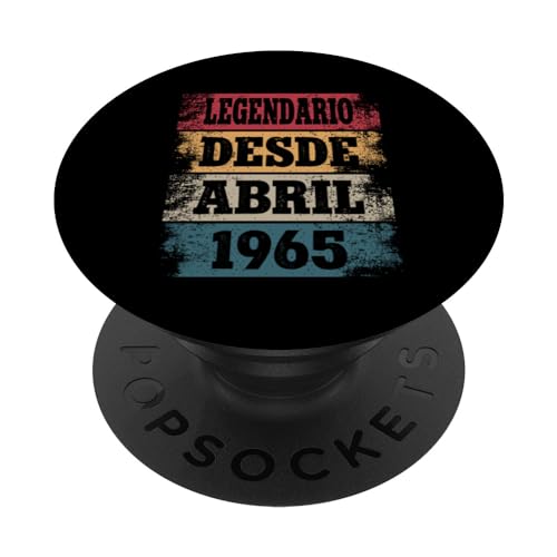 Comprar Legendario Desde Abril BlackFriday 1965 - Cumpleaños 59 Años PopSockets PopGrip Intercambiable Top Precio 2024 | regaloscumple.com