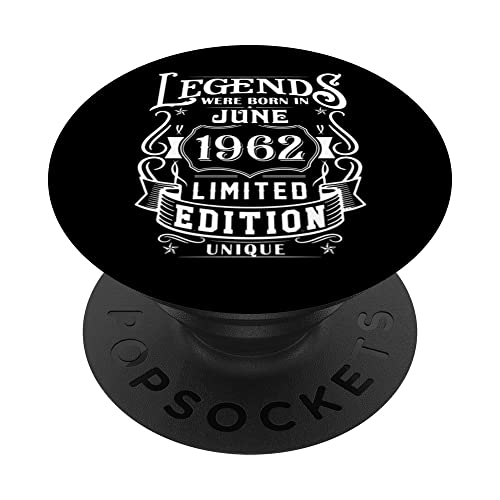Consigue ahora Cumpleaños Junio 1962 Edición Limitada Regalo Navidad Legend June PopSockets PopGrip Intercambiable Rebajas 2025 | regaloscumple.com