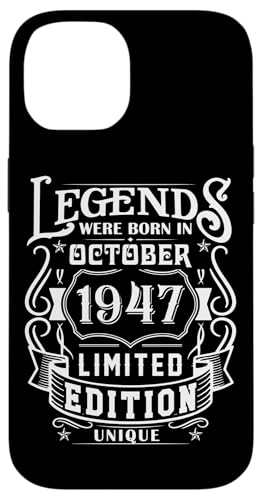 Consigue ahora Carcasa para iPhone 14 Cumpleaños BlackFriday Octubre 1947 Edición Limitada Regalo Used Vintage Ofertas 2024 | regaloscumple.com