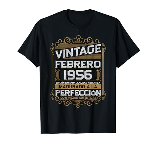 Oferta Febrero Vintage 67 Cumpleaños Camiseta