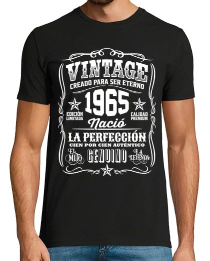 Consigue ahora Regalos Latostadora Camiseta Manga Corta Nacidos En 1965 Vintage 59 Años Regalo 59 para Hombre - Negro 5XL - Ref. 1324210-P Top Precio 2025 | regaloscumple.com