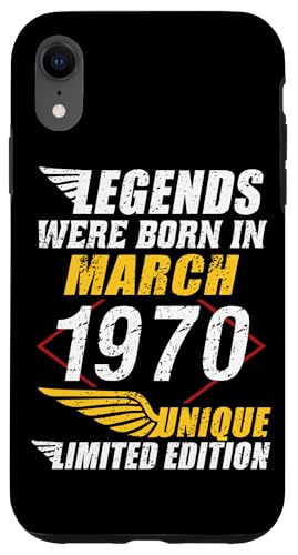 Consigue ahora Carcasa para iPhone XR Cumpleaños Marzo 1970 Edición Limitada Regalo March BlackFriday 1970 Top Precio 2024 | regaloscumple.com