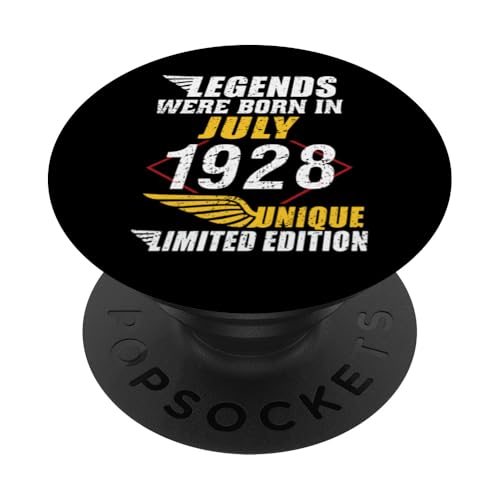 Consigue Cumpleaños ahora Cumpleaños Julio 1928 Edición Limitada Regalo Legend July PopSockets PopGrip Adhesivo Top Precio 2024 | regaloscumple.com