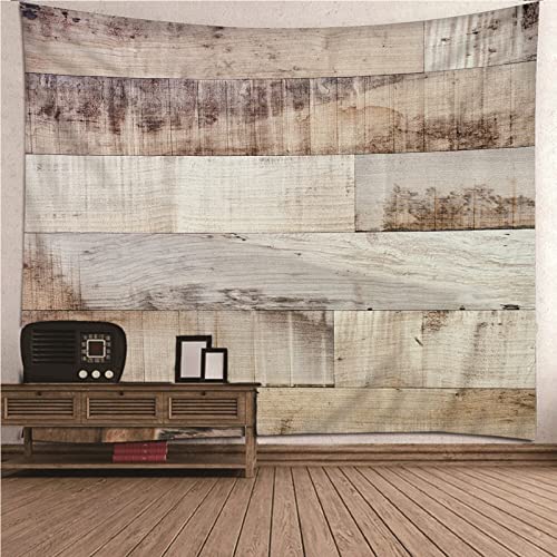 Comprar Bcughia Tapiz grande para dormitorio tapiz marrón poliéster con patrón tablero madera 138 pulgadas ancho x 101 pulgadas Regalos alto decoración pared estética Ofertas 2023 | regaloscumple.com