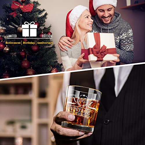 Ofertas BEYOND Regalos cumpleaños decoraciones cumpleaños vaso 1953 valiosa madera