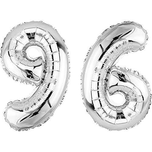 Consigue ahora DekoRex Globo plateado 82 cm para cumpleaños Catálogo bodas (número 96) Rebajas 2025 | regaloscumple.com