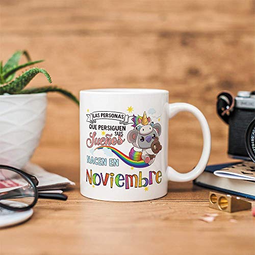 Top Precios MUGFFINS Taza de Cumpleaños Koala mes de Noviembre - Detalles