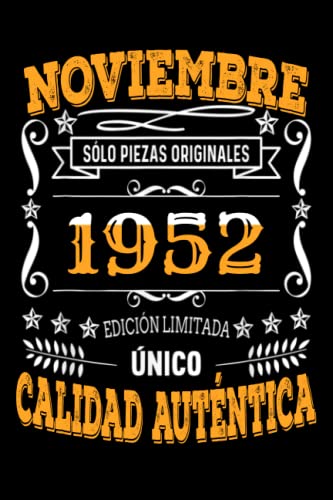 Comprar CUADERNO NOVIEMBRE 1952 70 Años Siendo Genial: Regalo 70 cumpleaños para mujeres y hombres ideas Promoción 70 cumpleaños Regalo un cumpleaños divertido Regalo regalo 70 cumpleaños para él/ella. Rebajas 2024 | regaloscumple.com