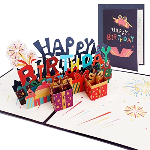 Comprar DPKOW 3D Emergente Tarjeta Tarjetas felicitación Feliz cumpleaños 3D Catálogo con sobre Tarjeta felicitación Estilo único para Hombres Mujeres Madres Amigos niñas niños y niños (Feliz cumpleaños) Ofertas 2024 | regaloscumple.com