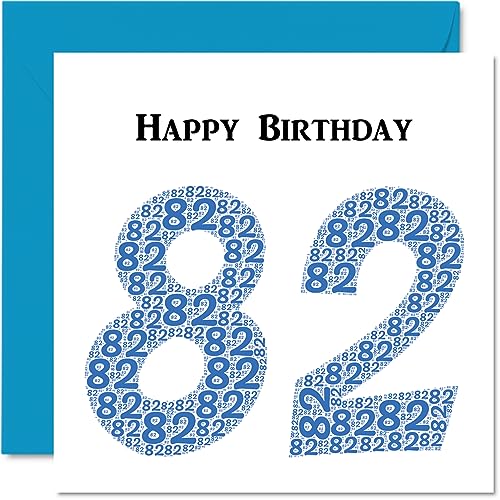 Consigue ahora Divertidas tarjetas cumpleaños 82 para hombres Shapecloud - Catálogo Tarjeta feliz cumpleaños para papá mamá abuelo abuelo niñera abuela tío tía tarjetas felicitación 145 mm x 145 mm Ofertas 2024 | regaloscumple.com