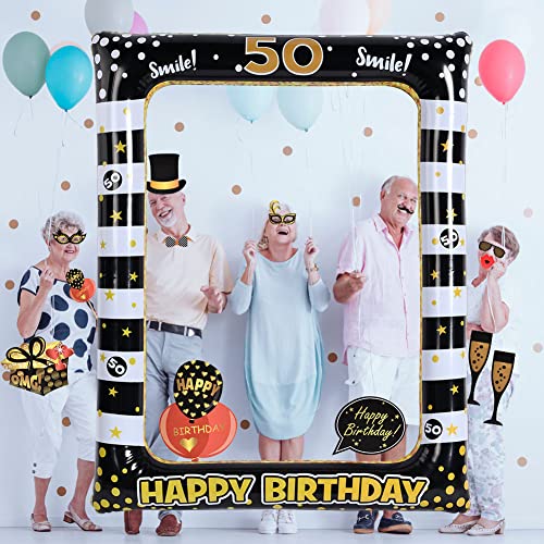 Comprar ahora Photocall Cumpleaños, Photocall Marco Fotos Accesorios, Cumpleaños Booth Decoración Cumpleaños