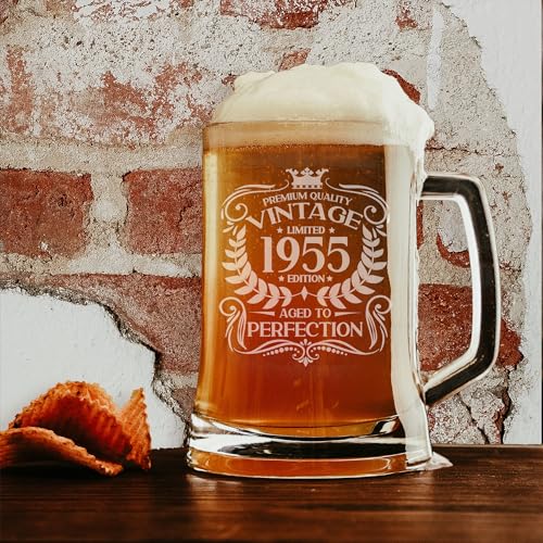 Ofertas en regaloscumple.com Cumpleaños número 69 hombres, diseño vintage 1955 envejecido a la perfección,