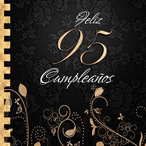 Comprar Feliz 95 Cumpleaños: Libro Visitas I Elegante Encuadernación en Oro y Negro I Para 60 personas I Para Deseos escritos y las Fotos más bellas I Promoción Idea regalo 95 años Ofertas 2025 | regaloscumple.com