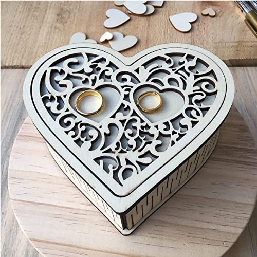 Comprar ahora Cuadro firmas Madera 65 corazones escribir álbum fotos regalo rústico, bautizos