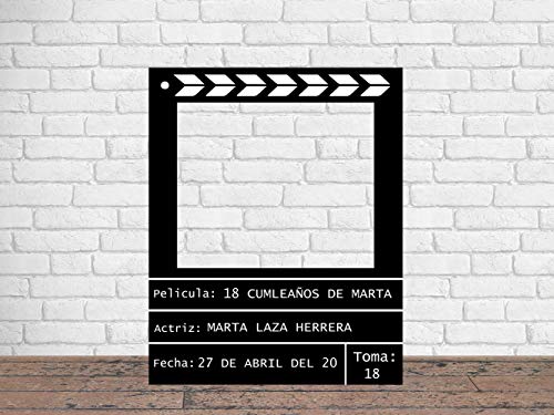 Oferta Oedim en Cine 80x100cm Photocall Cumpleaños Regalos Cumpleaños| Troquelado Atrezzos