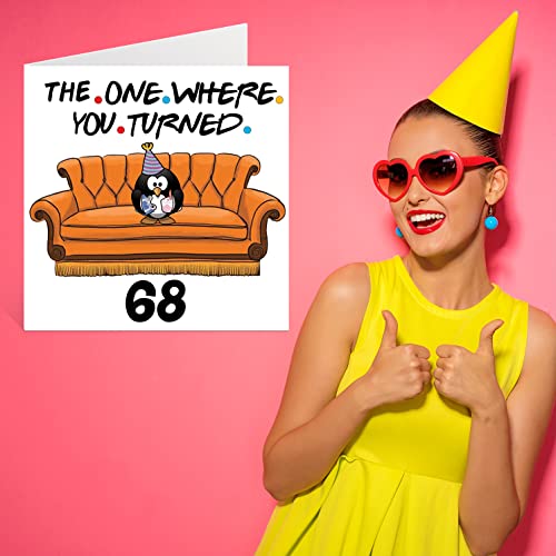 Dónde comprar en España Divertidas tarjetas de cumpleaños 68 para hombres y mujeres, The One Whot, divertida tarjeta papá, mamá, abuelo, niñera, abuela, tía, primo, 145 mm x mm, felicitación