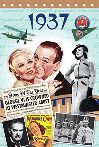 Consigue ahora 1937 regalo cumpleaños Navidad - 1937 DVD película y tarjeta felicitación 1937 Ofertas 2023 | regaloscumple.com