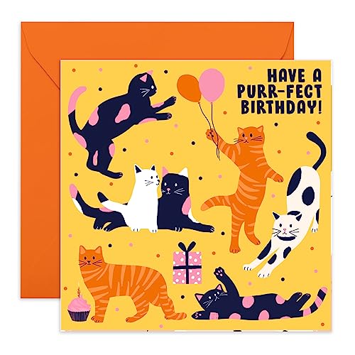 Comprar Central 23 - Bonitas BlackFriday tarjetas cumpleaños para hermana - Have a Purr-fect Birthday - Tarjeta cumpleaños para mejor amiga - Tarjetas cumpleaños para mujeres - Tarjeta feliz cumpleaños Rebajas 2024 | regaloscumple.com