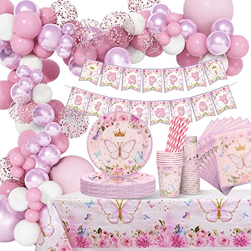 Comprar Vajilla para Fiestas 16 invitados Vajilla Mariposa Vasos Ideas para regalar Papel Platos Papel con Globos Cumpleaños para Niños Cumpleaños Decoración Fiestas Bodas Aniversarios Baby Shower Top Precio 2023 | regaloscumple.com