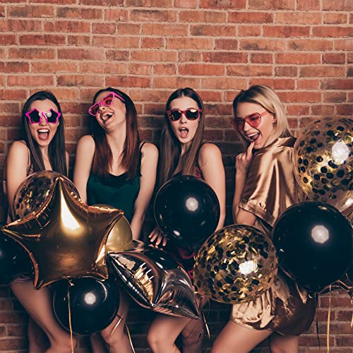 Top Precios Negro globo guirnalda arco kit 5 10 12 18 pulgadas metálico