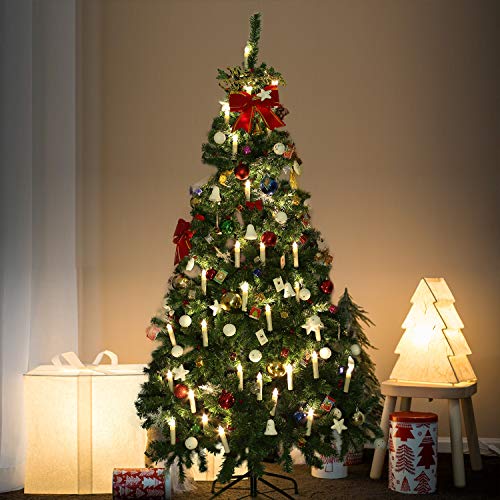 Top Precios SHYOSUCCE Velas Árbol Velas Navidad con Remoto, Velas Blancas Navidad, Cumpleaños,