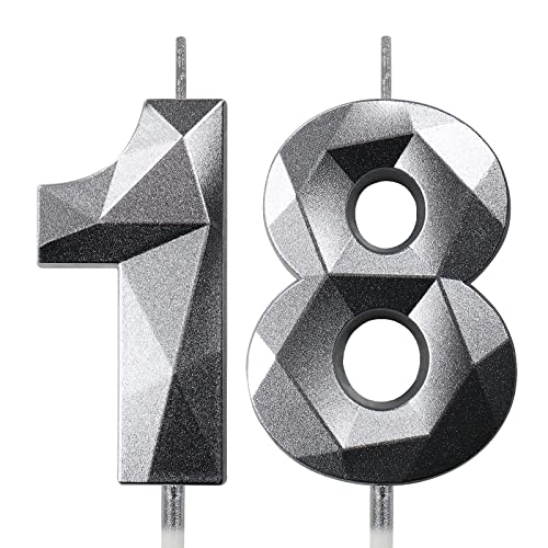Comprar Velas Cumpleaños Vela 18 años Fiestas Velas Cumpleaños Promoción Números Vela Cumpleaños Plata Velas 18 Cumpleaños Ofertas 2023 | regaloscumple.com