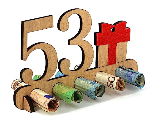 Comprar Giftota Regalo Madera para BlackFriday 53 Cumpleaños - Libro Visitas Letrero Madera 53 Años para Hombres y Mujeres - Regalo Dinero Madera - Decoración Madera para Amigos y Familiares Rebajas 2024 | regaloscumple.com