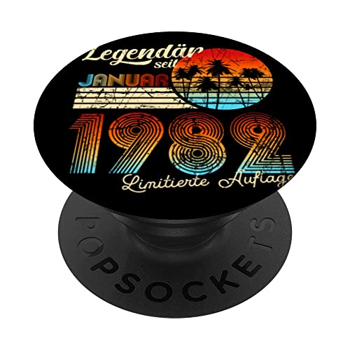 Consigue BlackFriday ahora 40 cumpleaños 40 leyendario desde enero 1982 regalo PopSockets PopGrip Intercambiable Top Precio 2025 | regaloscumple.com