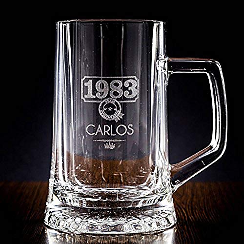 Mejores precios Regalo por cumpleaños, Navidad, del Jarra personalizada nombre año grabados estuche