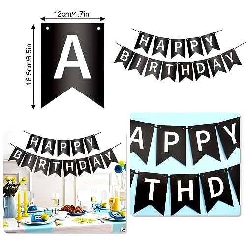 Oferta Flash Globo 60 Años cumpleaños hombre decoración Negro Blanco globos Decoración