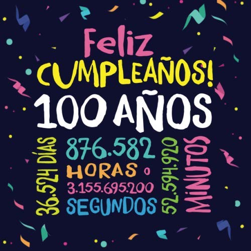 Oferta Feliz - Años: libro fiesta cumpleaños Decoración regalos hombres mujeres 100 - felicitaciones fotos invitados