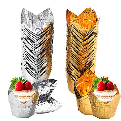 Comprar 100 Piezas Tulipanes Hornear Tazas Tulipán Cupcake Muffin Taza para bodas cumpleaños baby Catálogo showers Ofertas 2025 | regaloscumple.com