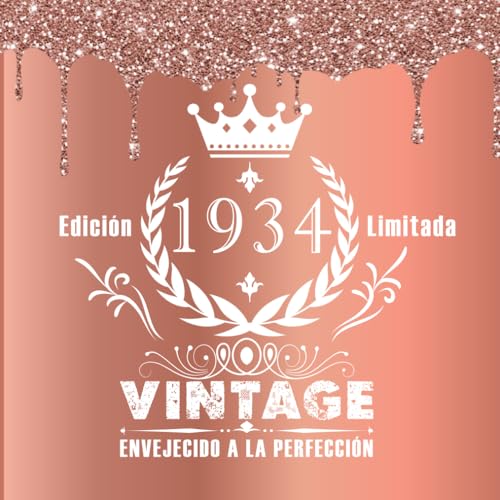 Consigue ahora Recuerdos Dorados: Libro Catálogo Oro para 90º Aniversario - 1934 Vintage Rosa Oro: 120 Páginas en Blanco Formato Cuadrado 21cm Tapa Blanda Ofertas 2024 | regaloscumple.com