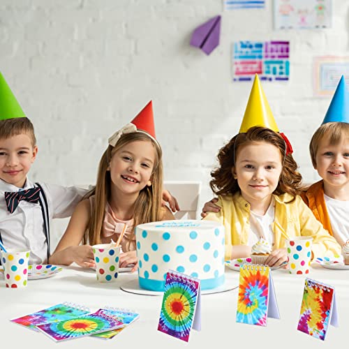 Comprar en Amazon 24 Mini Cuadernos de Tie Dye Blocs de Notas Pequeños