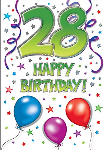 Comprar Piccadilly Greetings - Tarjeta Cumpleaños felicitación cumpleaños (28 años 17 8 x 12 7 cm) Ofertas 2024 | regaloscumple.com