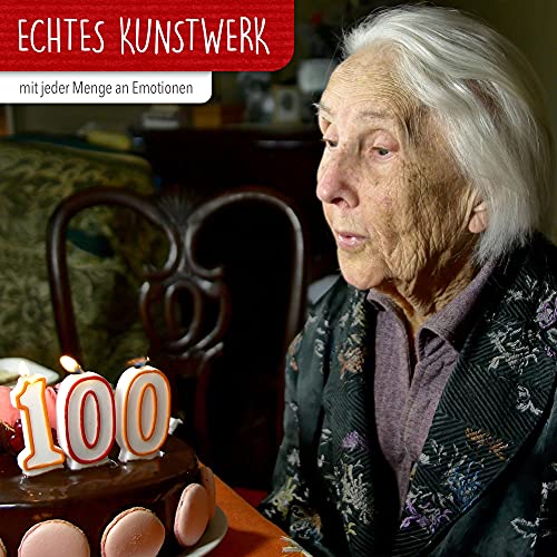 Ofertas en regaloscumple.com LIN17598, POP – cumpleaños 100 – doble aniversario Tarjeta – plegable con 3D