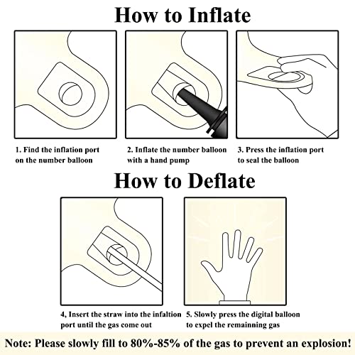 Ofertas en regaloscumple.com VUCDXOP 101 CM Violeta Globo cumpleaños 5 con Corona, globos helio