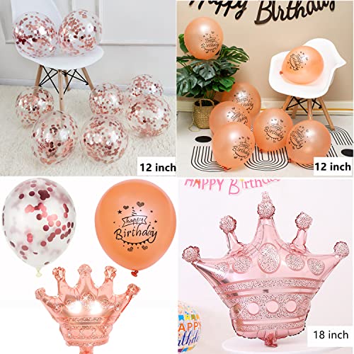 Comprar en Amazon Oro globo cumpleaños mujer rosa globo años cumpleaños 35 guirnalda 35th deco Oro deco 35