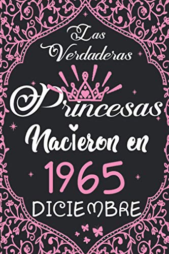 Comprar Las Verdaderas Princesas Nacieron en 1965 Cumpleaños Diciembre: Regalo cumpleaños 55 años para mujeres cuaderno forrado cuaderno cumpleaños regalo ... niñas tía novia 6 * 9 pulgadas 120 pagina Top Precio 2024 | regaloscumple.com