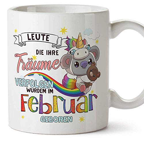 Consigue ahora MUGFFINS Taza - Regalos Cumpleaños Koala Febrero (en alemán) Ofertas 2024 | regaloscumple.com