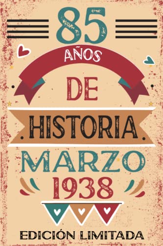 Comprar 85 Años De Historia Marzo 1938: Libro visitas cuaderno Navidad 110 páginas felicitaciones idea regalo regalo Para la esposa novia mujer La madre Ofertas 2024 | regaloscumple.com