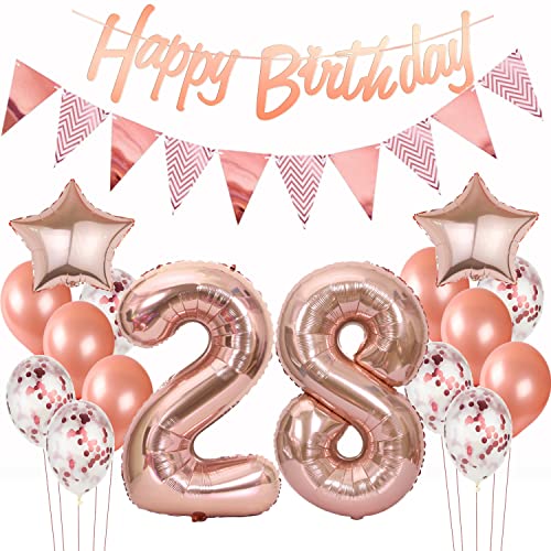 Comprar Decoración globos 28 cumpleaños Mujer Rosa Oro 28 Años Decoracion Cumpleaños Mujer 28 Años Decoracion Cumpleaños Catálogo Mujer Decoracion 28 Cumpleaños Globos cumpleaños 28 años Mujer Rosa Oro Top Precio 2025 | regaloscumple.com