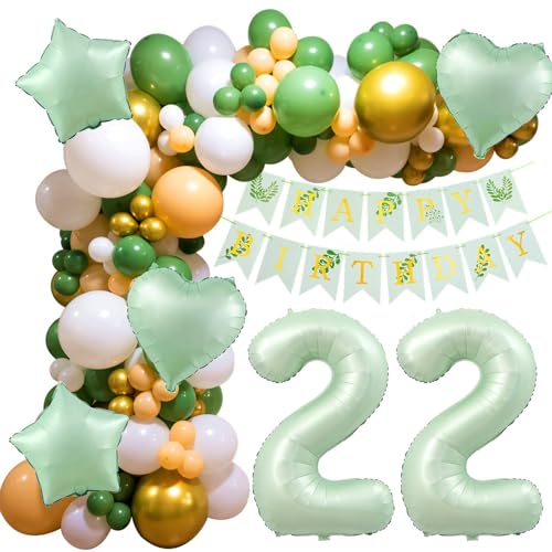 Comprar Decoración 22 años cumpleaños Mujer Hombre decoración 22 cumpleaños Mujer Hombre globo Catálogo arco globos 22 años Mujer cumpleaños happy 22th birthday deco globo arco 22 Hombre cumpleaños decoración Ofertas 2024 | regaloscumple.com