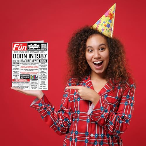 Ofertas en regaloscumple.com Cumpleaños mujeres hombres, nacido 1987, feliz cumpleaños hermano, vintage, Back 1987, treinta siete y