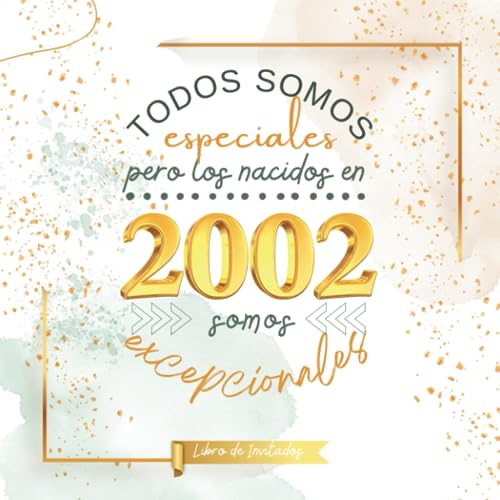 Comprar Todos somos especiales pero BlackFriday los nacidos en 2002 somos excepcionales: Libro visitas cumpleaños - ¡Feliz cumple! Ofertas 2024 | regaloscumple.com