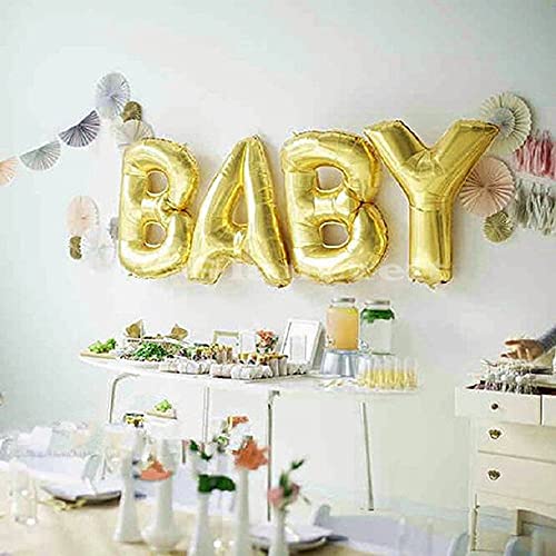 Top Precios Lepep Globos dorados de 45 cm, números del 0 al 9 letras la A a Z, globos decorativos para cumpleaños, baby shower, despedida soltera, boda, graduación, decoración (letra M)