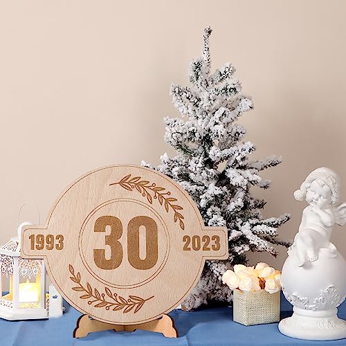 Top Precios WAREHOUSE Tarjetas   30 cumpleaños   madera  tarjetas   regalo   cumpleaños   madera creativas  30 años decoración   cumpleaños  aniversario   bodas hombres y mujeres. (30)