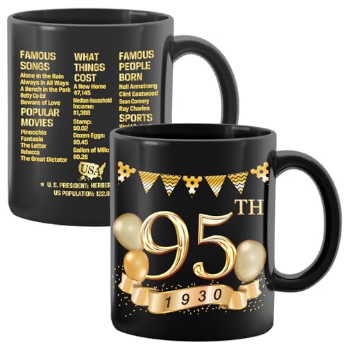 Consigue ahora Greatingreat Taza 95 Cumpleaños cumpleaños 95 cumpleaños 95 cumpleaños 95 cumpleaños 95 cumpleaños 95 cumpleaños 95 cumpleaños para ella y él taza 95 cumpleaños cumpleaños hito Rebajas 2025 | regaloscumple.com