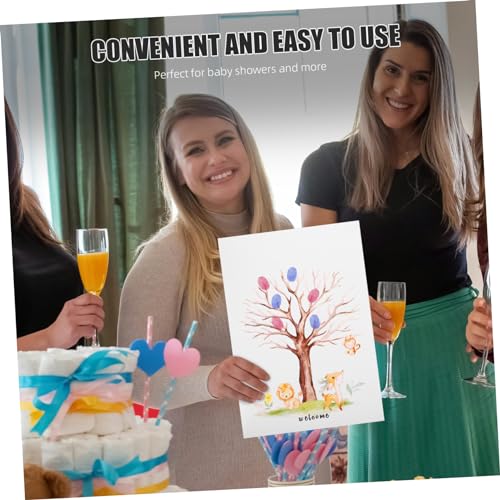 Top Precios HOLIDYOYO 1 Juego De Libro De Visitas Libro De Visitas Adornos Para Manualidades Carteles Signos Decoraciones De Mesa Decoraciones De Fiesta De Revelación De Bebé Juegos De Revelación De